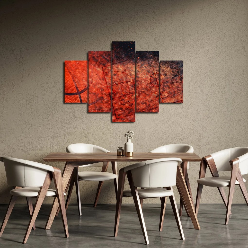Tablou - Meci de baschet (150x105 cm)
