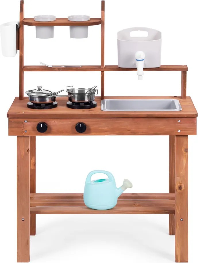 Bucătărie pentru copii în aer liber din lemn