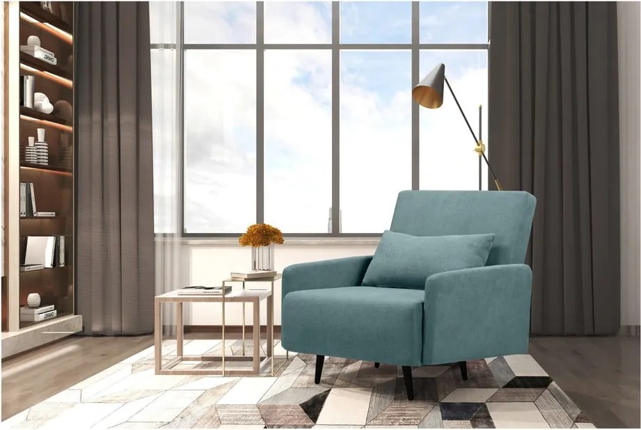 Fotoliu albastru Mallory – Støraa