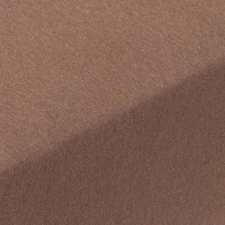 decoDoma Cearşaf cu elastic jersey EXCLUSIVE maro închis 160 x 200 cm