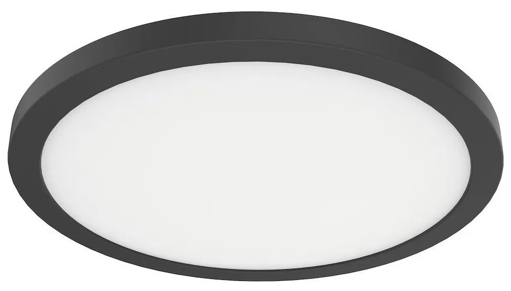 Plafonieră LED EVORA, 18 W, 230 V, temperatură de culoare 3000/4000/6000 K (reglabilă), diametru 22,5 cm, negru