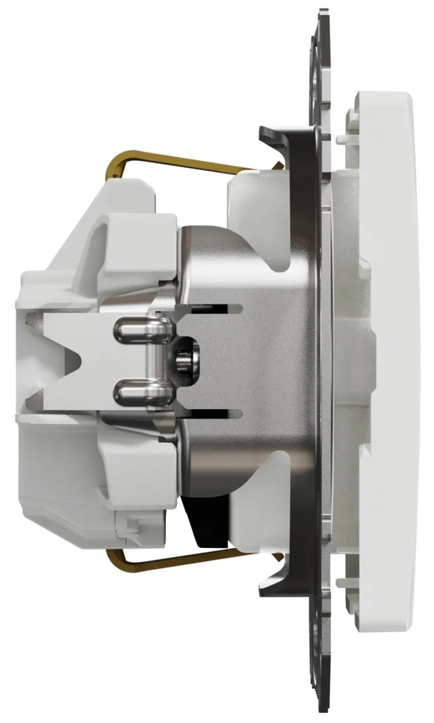 Priza simpla cu impamantare, 16A, IP20, Alb Schneider Sedna Design