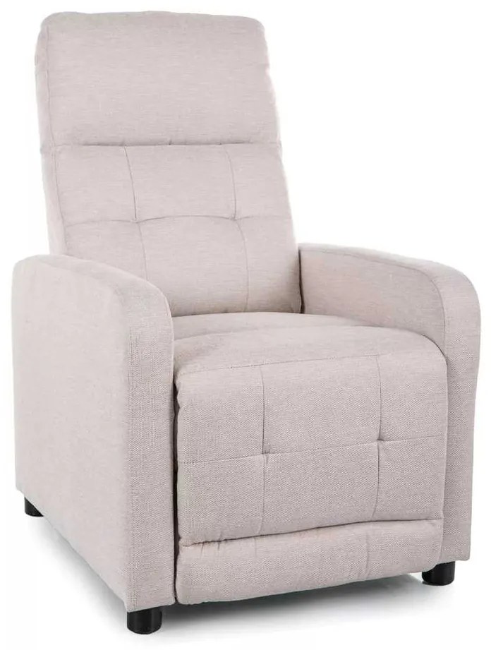 Scaun reclinabil Lennox, crem