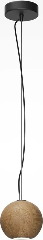 Lustra, Pendul minimalist sfera lemn natur Texture