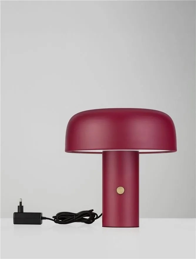 Veioza LED 3000K NOELIA bordeaux