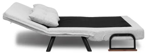 Canapea extensibilă QIRA, 2 locuri, gri