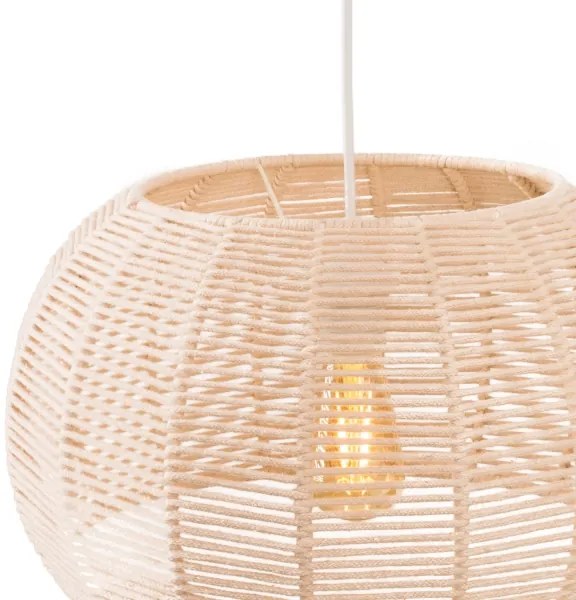 Lustră pe cablu MAXLIGHT P0583 PRASLIN 1xE27/15W/230V d. 39 cm bej