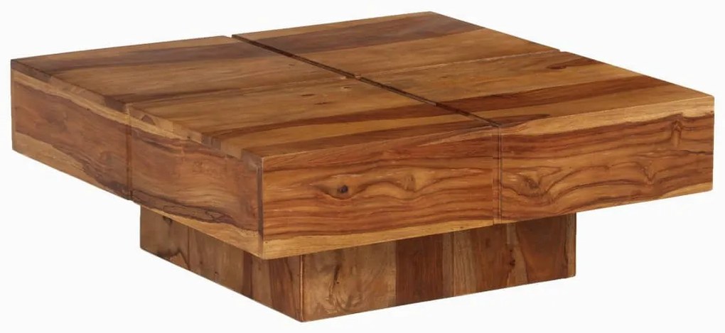 vidaXL Măsuță de cafea, 80x80x30 cm, lemn masiv de acacia