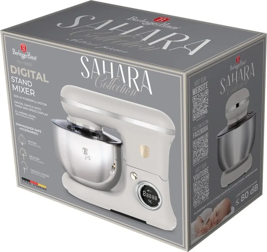 Robot de bucătărie digital Sahara Berlinger Haus BH 9898, 1500 W