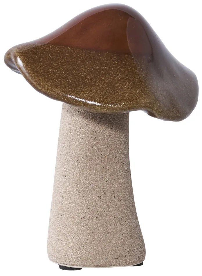 Decorațiuni de masă Ciupercă, ceramică, verde, maro, albastru, 3 bucăți