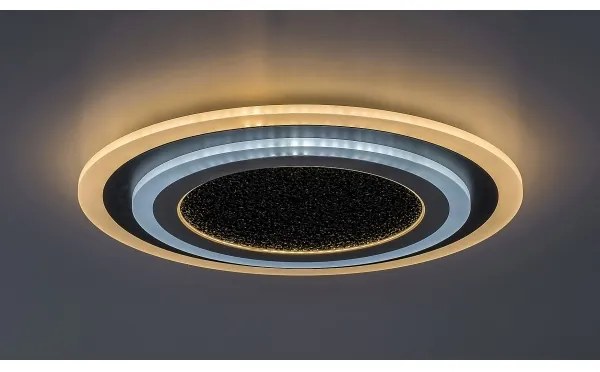 Rabalux 71316 - Plafonieră LED TANELI, dimabilă, 56W/230V, 3000/4000/6000K, neagră + telecomandă