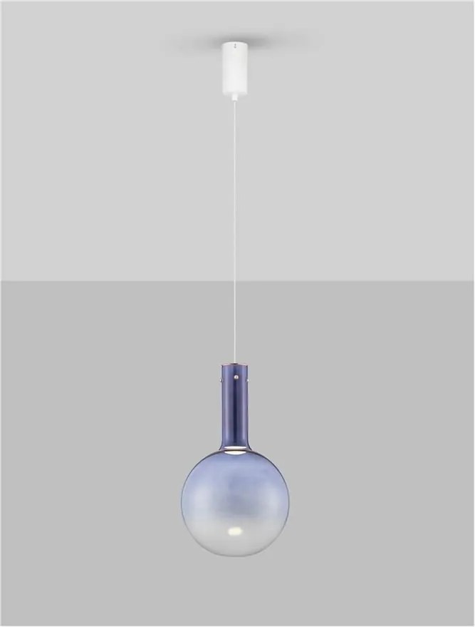 Pendul LED stil modern NOSTOS albastru