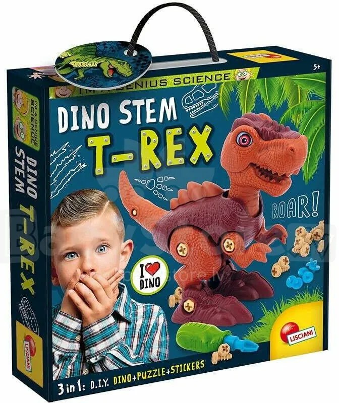 EXPERIMENTELE MICULUI GENIU - SET STEM T-REX - LISCIANI (L92406)