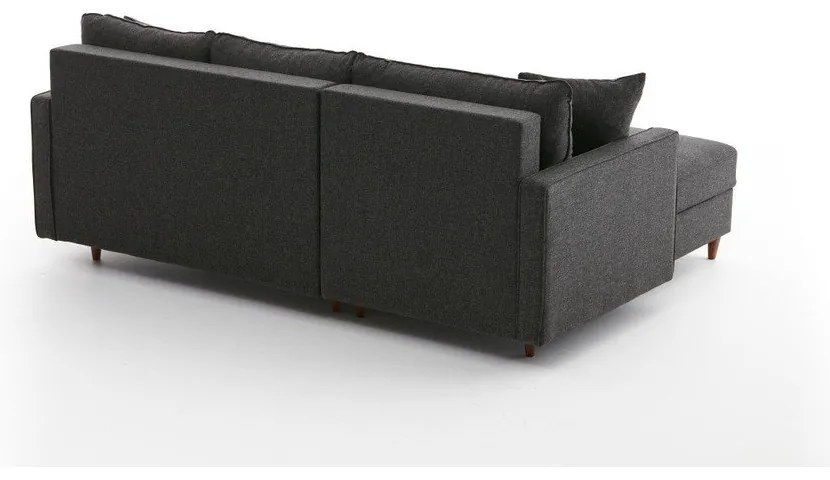 Colțar gri antracit (colț pe partea stângă ) Eva – Balcab Home