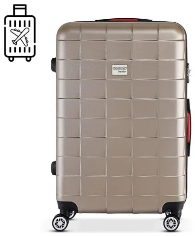 Deuba Geanta de voiaj XL 76 x 51 x 30 cm - sampanie
