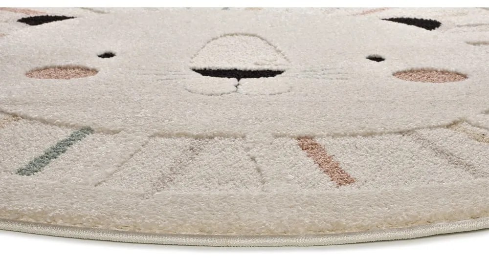 Covor pentru copii crem ø120 cm Clown – Universal