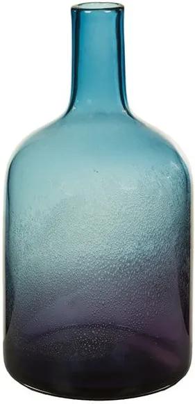 Vază decorativă din cristal Santiago Pons Ryde, înălțime 35 cmm albastru