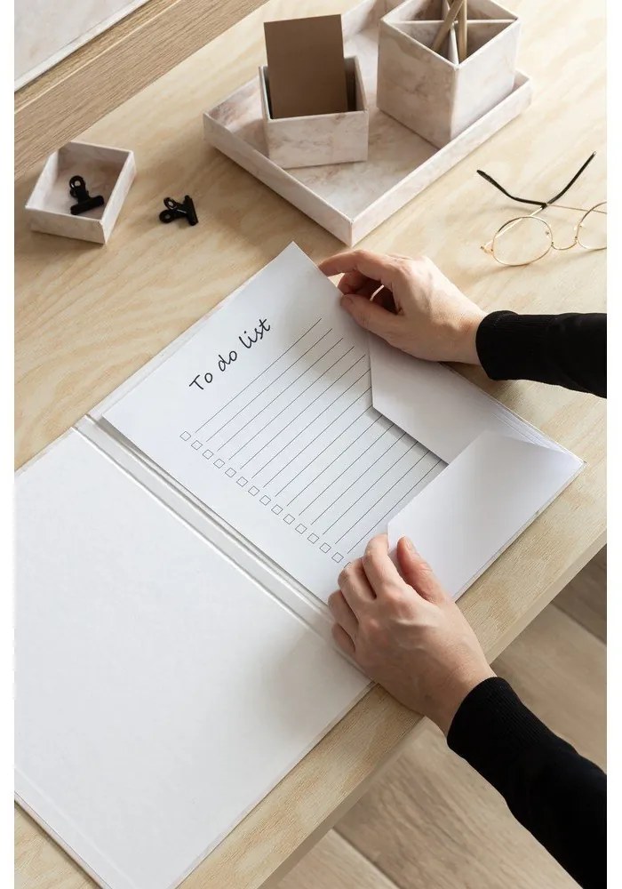 Organizator pentru documente din carton Paulina Paper Laminate A4 – Bigso