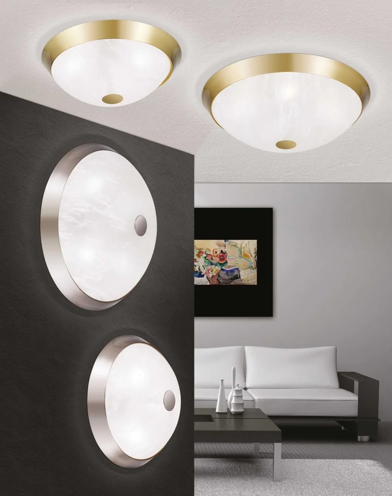 Plafoniera stil clasic Frano 34cm crom satin