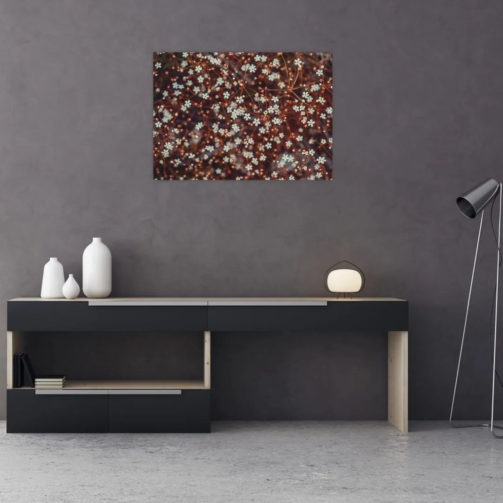 Tablou cu floare de nu mă uita (70x50 cm)