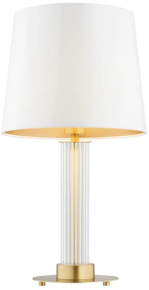 Veioza eleganta realizata din alama Hampton, alb