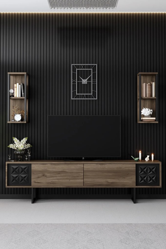 Mobilier living Buon 1 (Nuc + Negru). 1072938