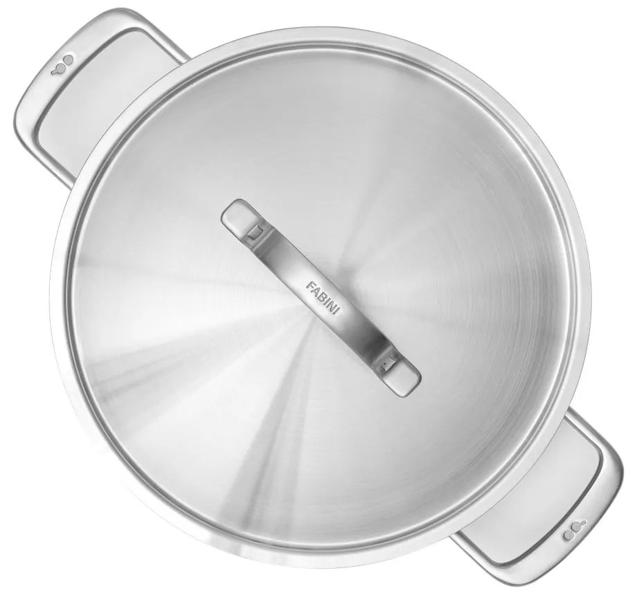 Tigaie cu capac din oțel inoxidabil ø 28 cm tegame Lucca 3.0 – FABINI