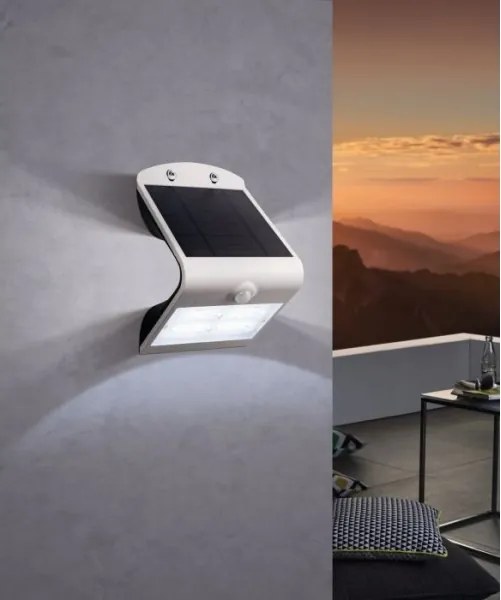 Eglo 98757 LAMOZZO - Lampă solară LED cu senzor, 3,2 W, 3,7 V, 2000 mAh, IP54