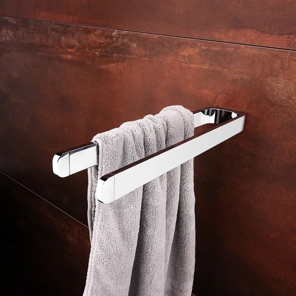 Suport de perete pentru prosoape NIMCO NK 30098-26 NIKAU 39 cm crom lucios