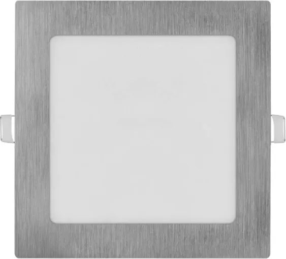 Corp de iluminat LED încastrat NEXXO LED/12,5W/230V 3000/3500/4000K argintiu 17x17 cm