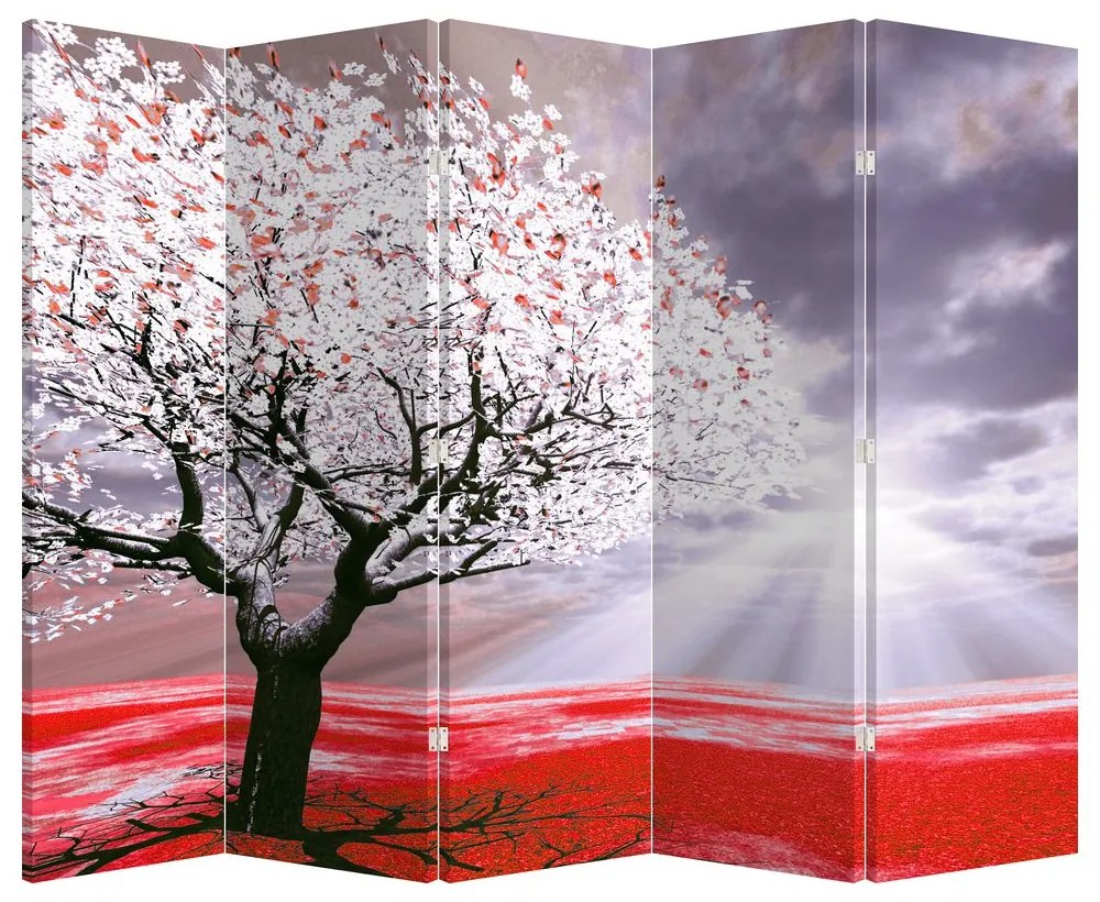 Paravan - Pomul roșu (210x170 cm)