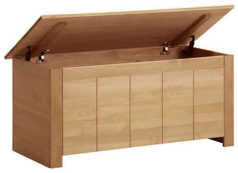 Cufăr în culoare naturală din lemn de pin 100x45 cm Bertram – Støraa