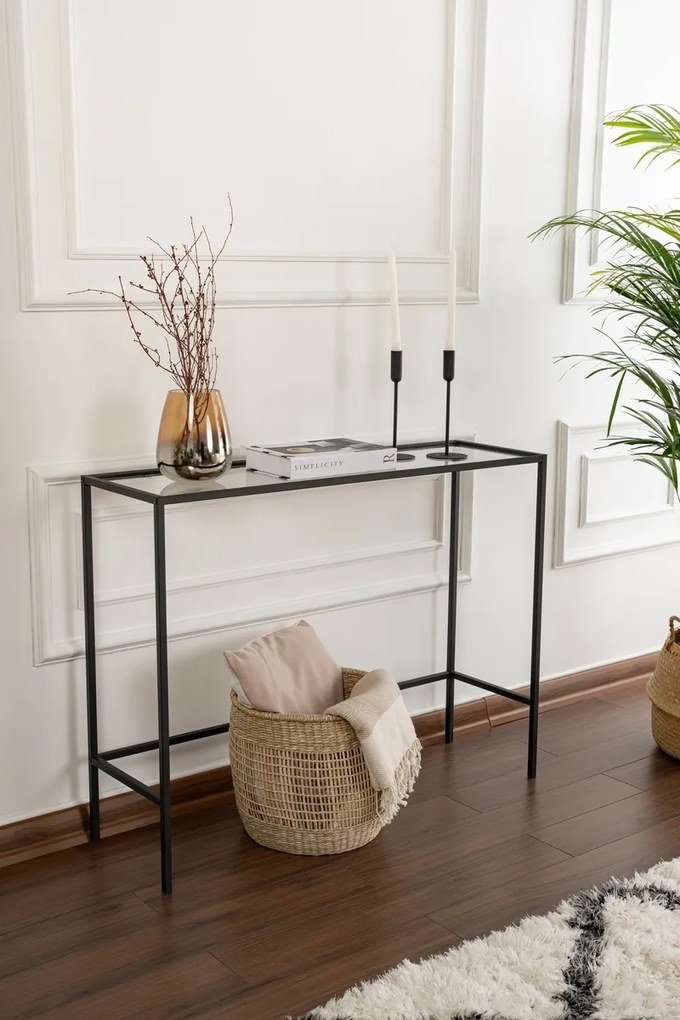 Tabelul decorativ Canvas negru