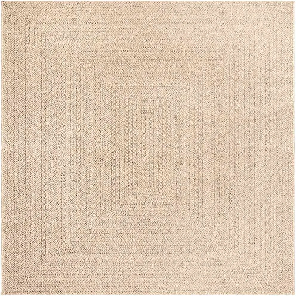 vidaXL Covor ZIZUR aspect iută, 240x240cm, pentru interior și exterior