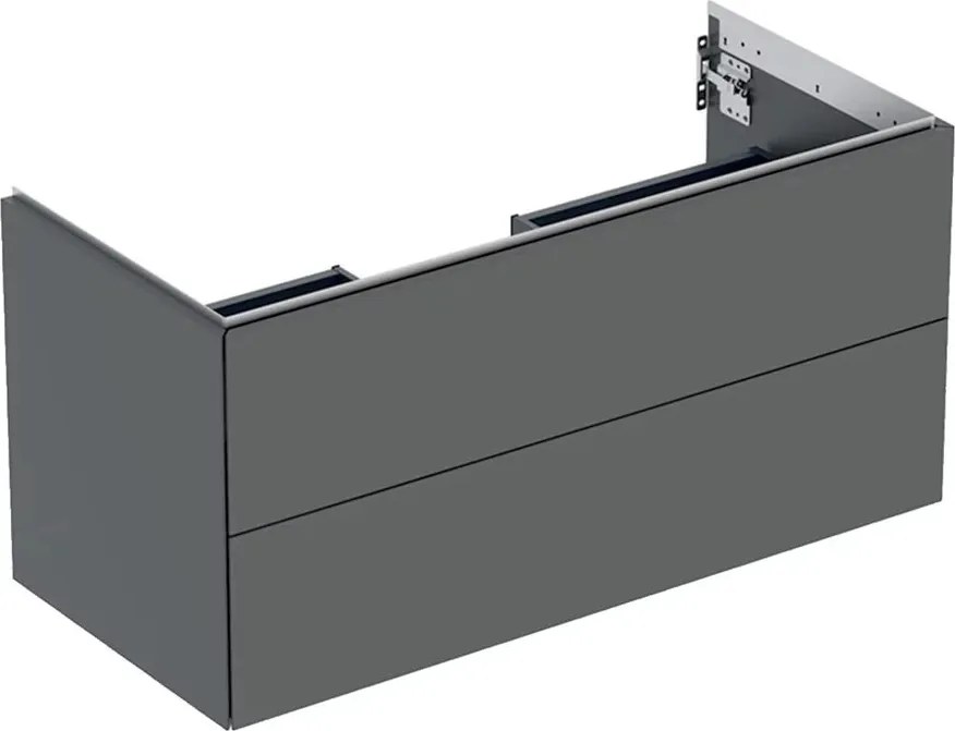 Dulap baza suspendat Geberit One lava mat 105 cm cu 2 sertare
