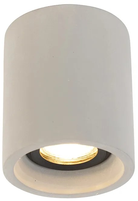 Spotlight rotund pentru plafon inteligent din beton cu Wi-Fi GU10 - Deep