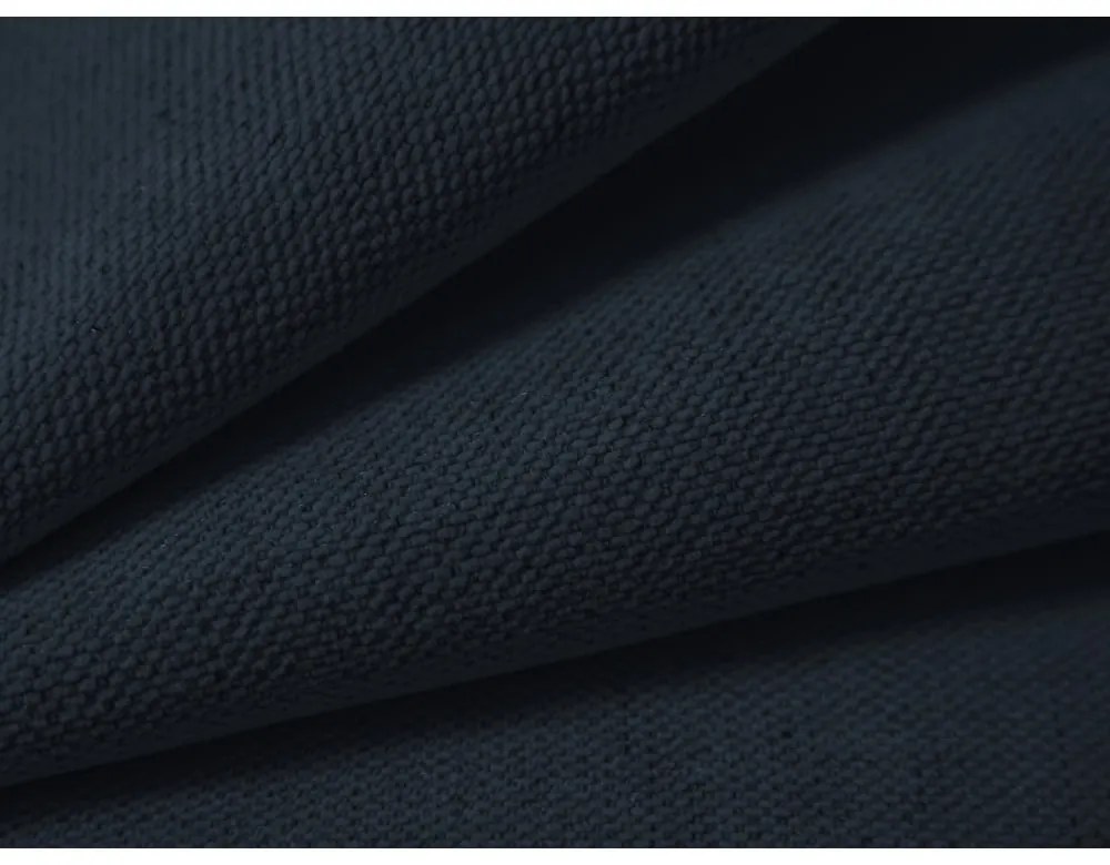 Pat matrimonial albastru închis tapițat cu spațiu de depozitare cu somieră 180x200 cm Lupine – Micadoni