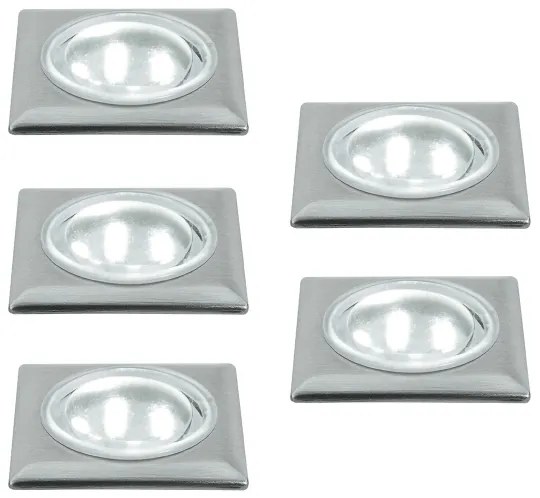 SET 5x LED iluminat de podea 5xLED/0,5W/230/12V