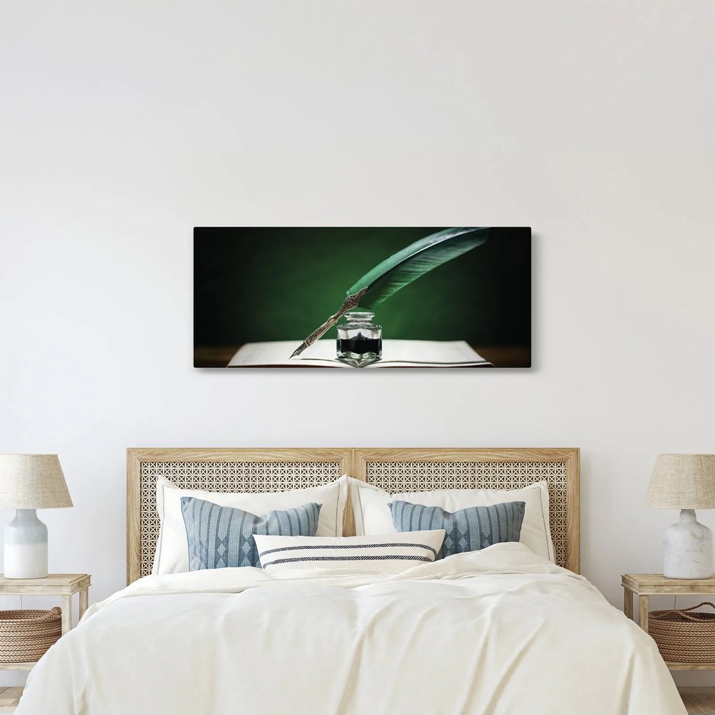 Tablou cu stilou sriind (120x50 cm)