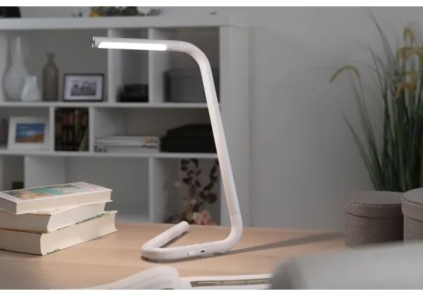 Paulmann 95423 - Lampă de birou LED 4,5W cu touch, dimabilă, FLEXLINK 5V/USB alb