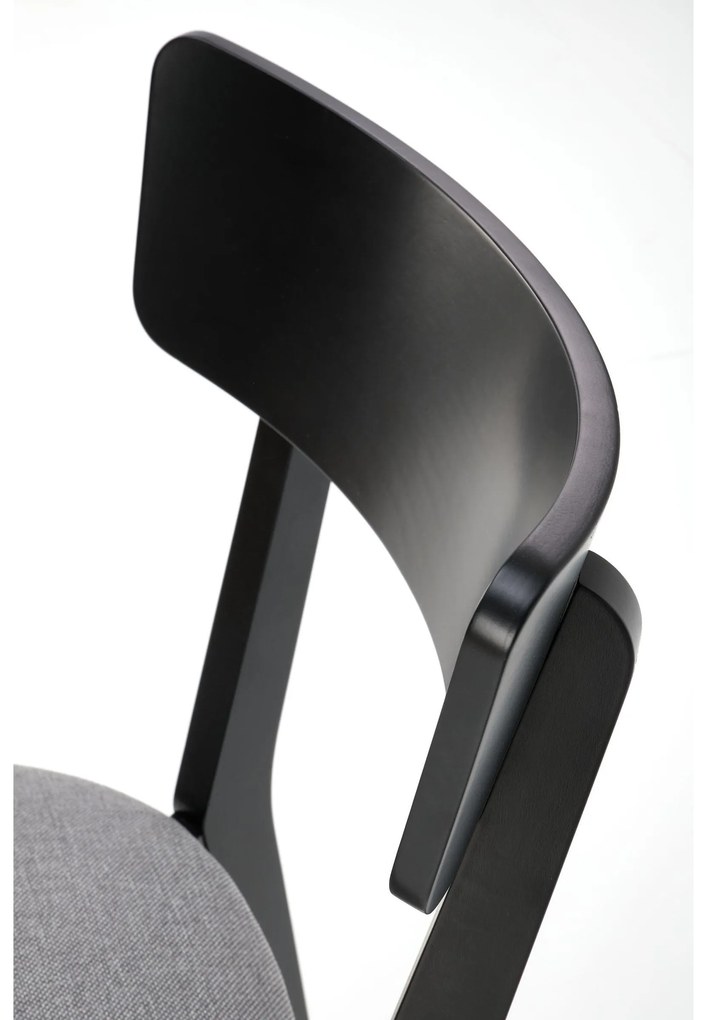 Scaun sufragerie Tentempies (negru + gri) . 1116982