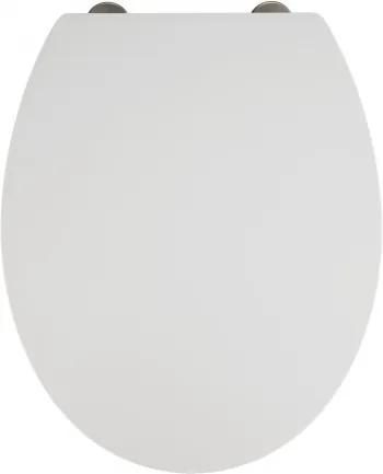 Capac toaleta din duroplast, cu spatiu pentru capsule parfumate, Mora Aroma Alb, l37xA44,5 cm
