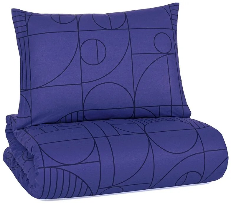 BedTex Lenjerie de pat din bumbac Geo Future Dusk,140 x 220 cm, 70 x 90 cm, 140 x 220 cm, 70 x 90 cm