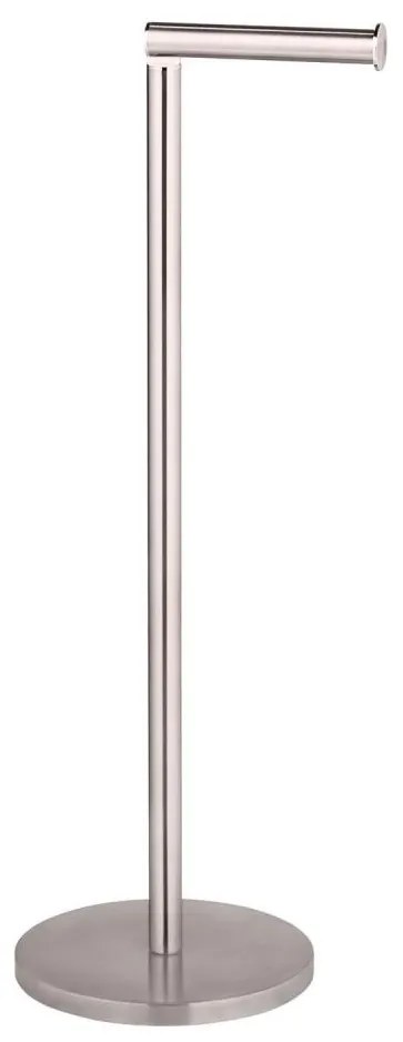 WENKO 22985100 - Suport pentru hârtie igienică, 21 x 55 cm, inox/argintiu
