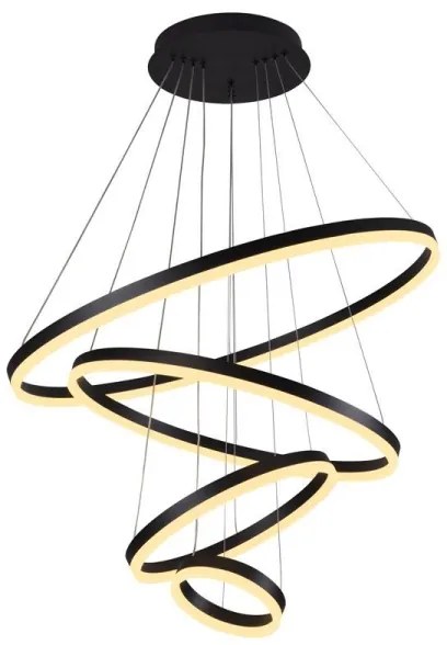 Lustră LED dimabilă pe cablu LED/165W/230V 3000-6500K + telecomandă