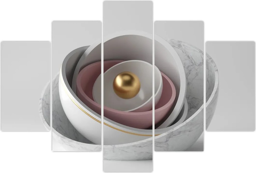 Tablou - Perlă de aur (150x105 cm)