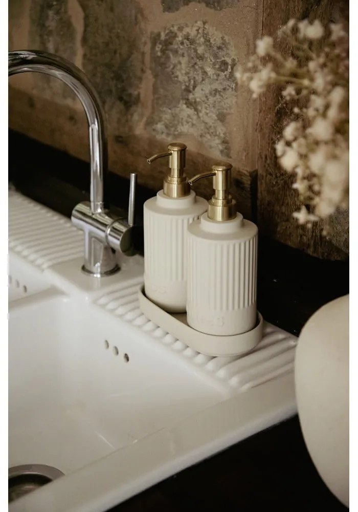 Suport pentru accesorii de spălat crem din ceramică Heidi – Wenko