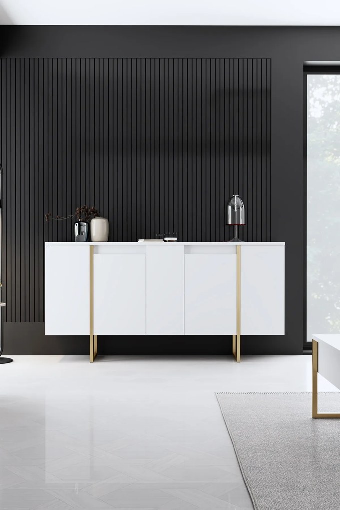 Dulap Luna (Alb + Auriu). 1073571