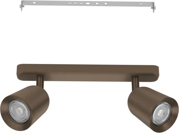 Eglo 901949 - Spot CAMALDOLI 2xGU10/10W/230V bronz