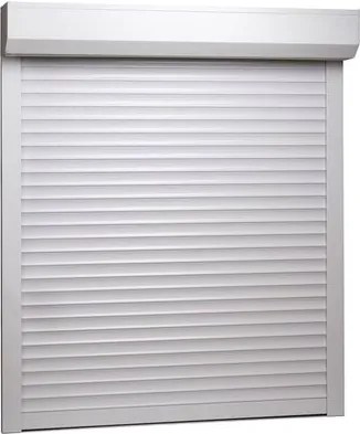Rulou exterior aluminiu alb cu acționare manuală pentru ferestre
